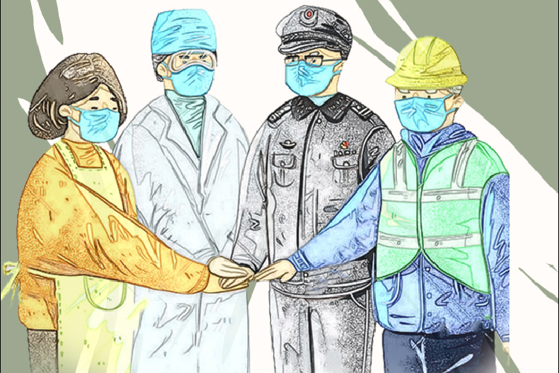 手繪長圖|甘肅戰(zhàn)“疫”故事，“硬核”之下的溫情