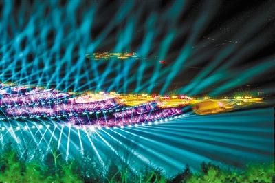 蘭山每晚都有炫酷燈光秀 你想看嗎？