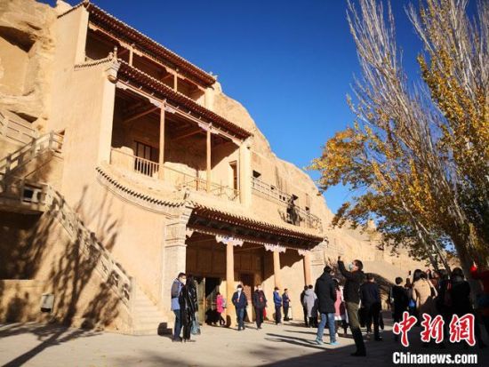 圖為敦煌莫高窟藏經(jīng)洞。(資料圖) 馮志軍 攝