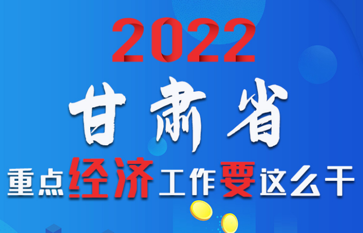 【甘快看·圖解】速覽！2022甘肅省重點(diǎn)經(jīng)濟(jì)工作要這么干！