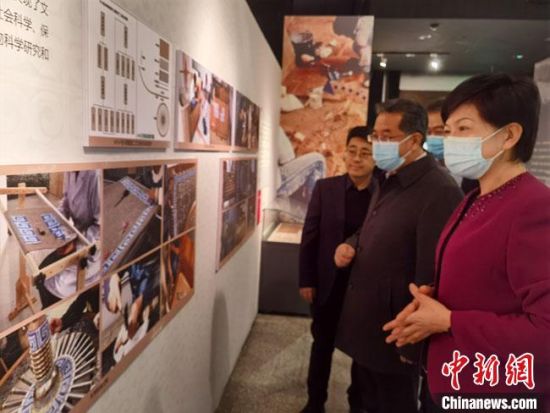 圖為展覽現(xiàn)場(chǎng)。　馮志軍 攝