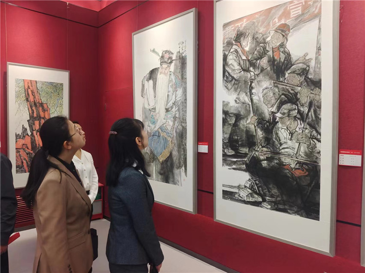 2023年5月，甘肅省紀委監(jiān)委機關、省委巡視辦、省文旅廳主辦，甘肅畫院承辦的甘肅省廉潔文化美術、書法、設計作品展開展，逾萬人參觀。.jpg