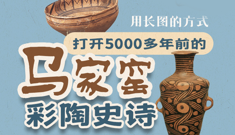用長圖的方式，打開5000多年前的馬家窯彩陶史詩