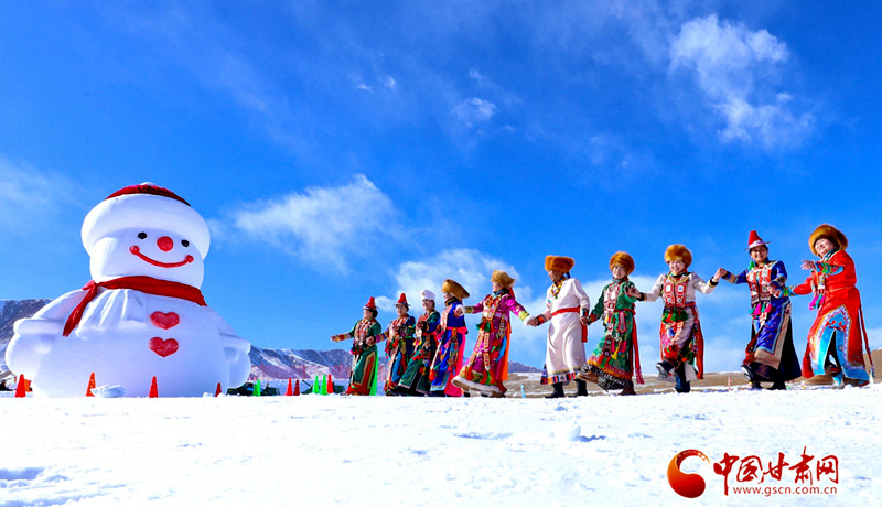 隴拍客丨肅南：祁連山下冰雪盛宴引游客