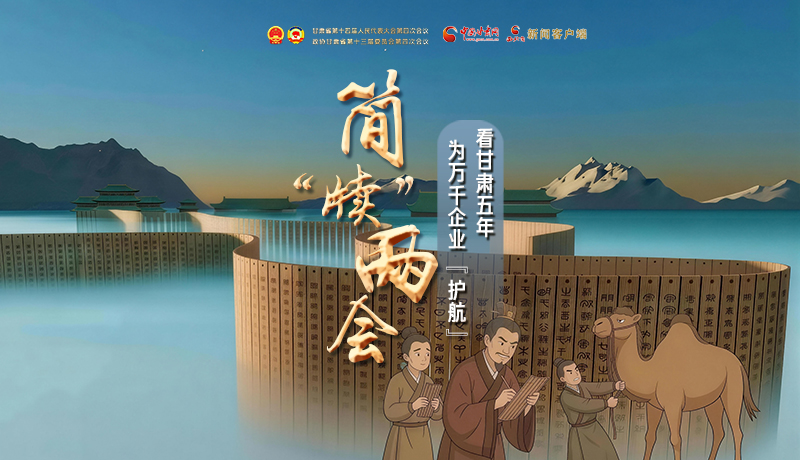 簡“牘”兩會②|看甘肅五年 為萬千企業(yè)“護(hù)航”