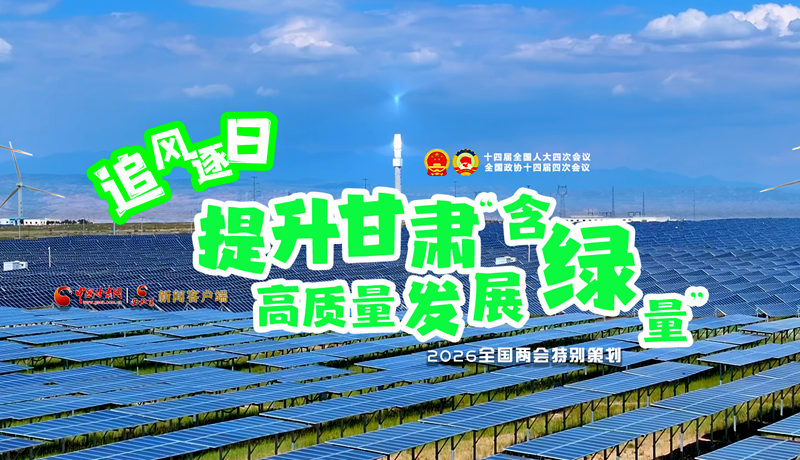 視頻|追風(fēng)逐日，提升甘肅高質(zhì)量發(fā)展“含綠量”