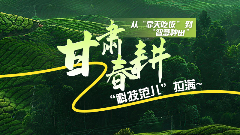 長(zhǎng)圖|從“靠天吃飯”到“智慧種田”，甘肅春耕“科技范兒”拉滿